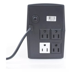 Ups Epcom 600va/360w Entrada Y Salida 120 Vca Regulador Color Negro