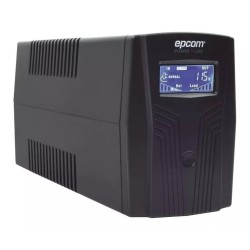 Ups Epcom 600va/360w Entrada Y Salida 120 Vca Regulador Color Negro